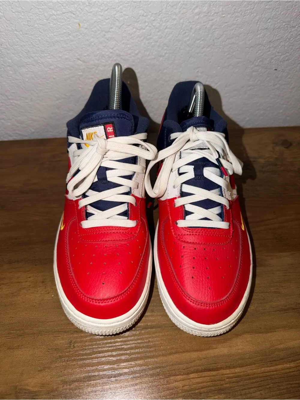 Nike Air Force 1 Shoes Unisex Kids 7Y GS Independence Day Low Top 820438-603